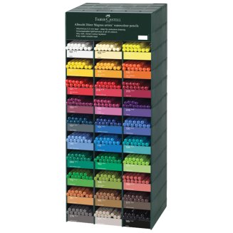 Дисплей с каранд.акв.худ. Faber-Castell \"Albrecht Dürer Magnus\",утолщ.,заточ.,ассорт.,30цв.,360 пред