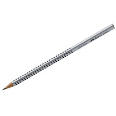 Карандаш Faber-Castell \"Grip 2001\" чернографитный, твердость H, трехгранный, заточенный