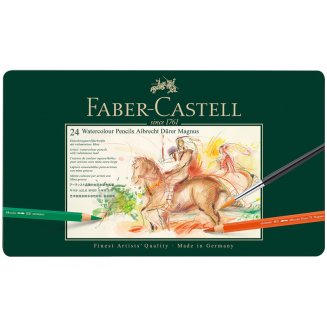 Карандаши Faber-Castell \"Albrecht Dürer Magnus\" акварельные художественные, набор из 24 цветов
