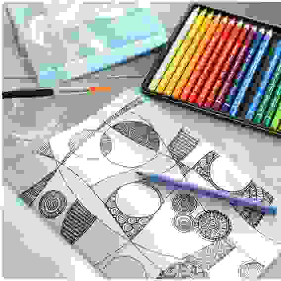 Карандаши Faber-Castell \"Albrecht Dürer Magnus\" акварельные художественные, набор из 24 цветов