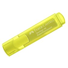 Текстовыделитель Faber-Castell \"46 Superfluorescent\" скошенный, толщ.линии от 1 до 5 мм, фл.желтый