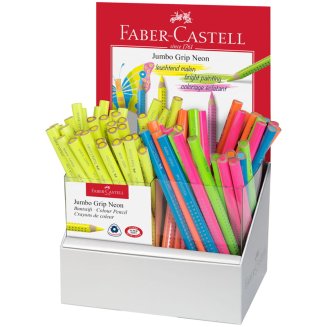 Карандаш-текстовыделитель Faber-Castell \"Textliner 1148\" разные цвета (ассорти) в дисплее