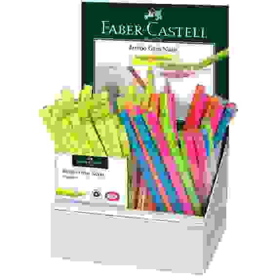Карандаш-текстовыделитель Faber-Castell \"Textliner 1148\" разные цвета (ассорти) в дисплее