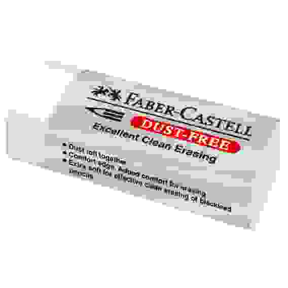 Ластик Faber-Castell \"Dust Free\", прямоугольный, размер 62*21,5*11,5мм в картонном футляре