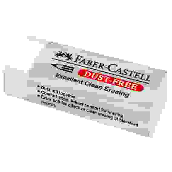 Ластик Faber-Castell \"Dust Free\", прямоугольный, размер 62*21,5*11,5мм в картонном футляре