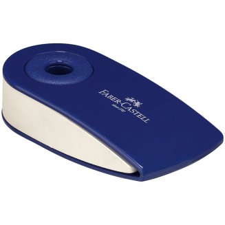 Ластик Faber-Castell \"Sleeve Mini\" в пластик.футляре, прямоуг.формы, размер 54*25*13мм арх.