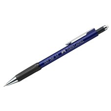 Карандаш механический Faber-Castell \"Grip 1347\" B, 0,7мм, грип, с ласт., автоподача грифеля, синий