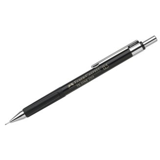 Карандаш механический Faber-Castell \"TK-Fine 2315\", HB, 0,5мм, с ластиком, черный корпус