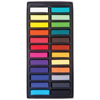 Пастель Faber-Castell "Soft pastels" в наборе из 24 цветов, мини, в картонной упаковке