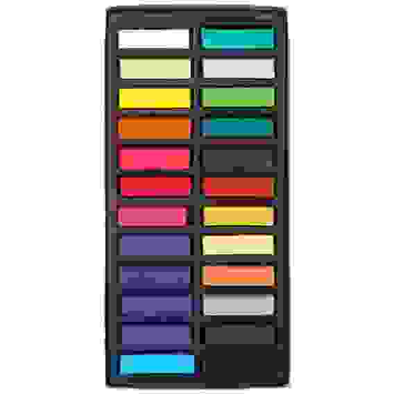 Пастель Faber-Castell "Soft pastels" в наборе из 24 цветов, мини, в картонной упаковке