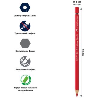 Дисплей карандашей акварельных худож. Faber-Castell \"Albrecht Dürer\", с наполн., ассорти, 120 цв.