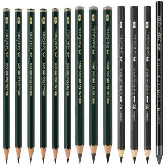 Набор Faber-Castell \"Pitt Graphite\" карандашей чернографитных, 26 предметов в метал.коробке