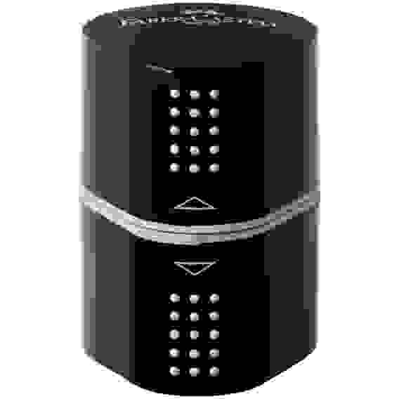 Набор карандашей ч/г Faber-Castell "Grip 2001", 3шт., трехран., заточен., ластик, точилка, черный б