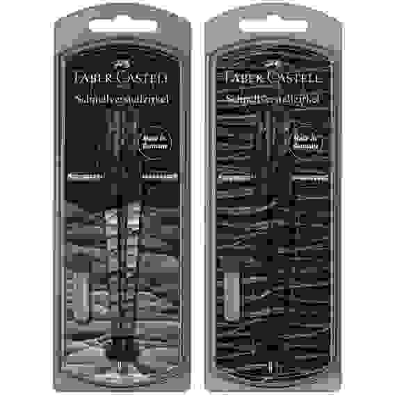 Циркуль Faber-Castell "Boys 2021", дизайн ассорти, + грифели, пластиковый футляр