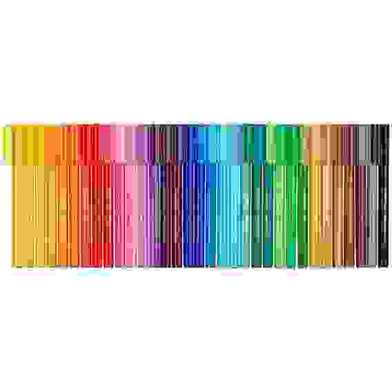 Набор для рисования Faber-Castell \"Connector Treasure box\" 33 фломастера+10 клипс+2 карты для раскр.