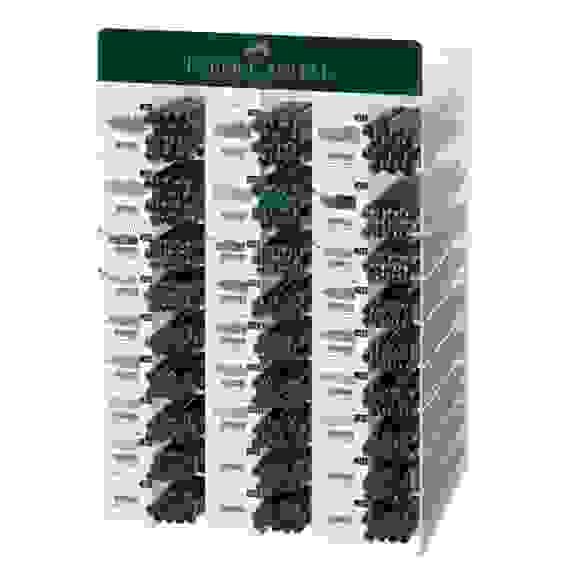 Дисплей c карандашами Faber-Castell "Сastell 9000", 324 шт., 8B-6H, ч/г, утолщен ч/г, акварель ч/г