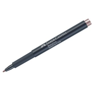 Маркер для декорирования Faber-Castell \"Metallics\", розовый металлик, пулевидный, 1,5мм