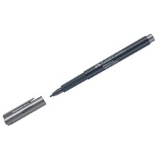 Маркер для декорирования Faber-Castell \"Metallics\", серый металлик, пулевидный, 1,5мм