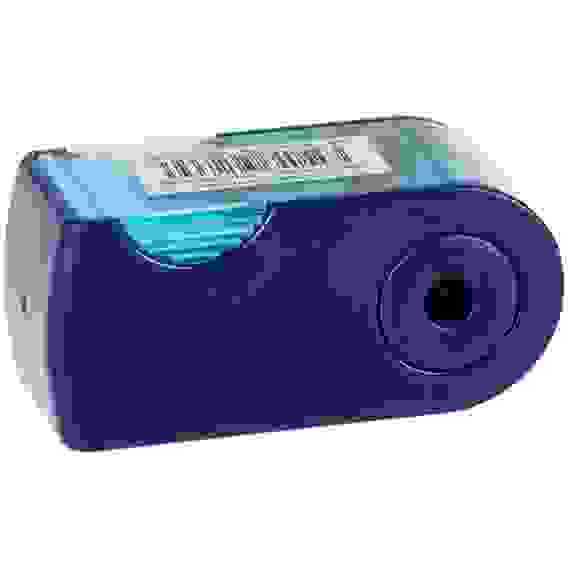 Точилка пластиковая Faber-Castell "Sleeve Mini", 1 отверстие, контейнер, розов./оранж., бирюзов.