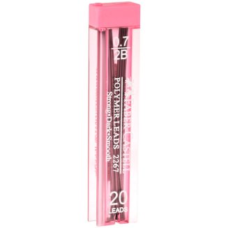 Карандаш механический Faber-Castell "Tri Click", 2B, 0,7мм, с ласт+грифели 20шт, 0,7мм+ластик "Sleev