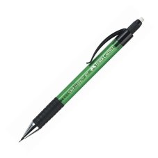 Карандаш Faber-Castell \"Grip Matic 1377\" механический, 0,7мм, автомат.выдв.гриф., с ластиком,зеленый