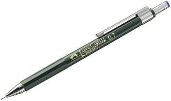 Карандаш Faber-Castell \"TK-Fine 9717\" механический, с ластиком, толщина линии 0,7мм