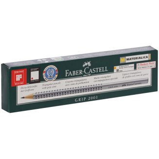 Карандаш Faber-Castell \"Grip 2001\" чернографитный, твердость HB, трехгранный, заточенный