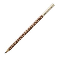 Карандаш Faber-Castell \"Triangular Giraffe\" чернографитный, трехгранный, твердость B, заточенный