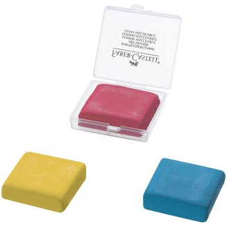 Ластик-клячка Faber-Castell в пластиковом контейнере, размер 40*35*10мм, ассорти