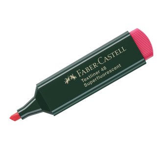 Текстовыделитель Faber-Castell \"48\" скошенный, толщина линии от 1 до 5 мм, красный