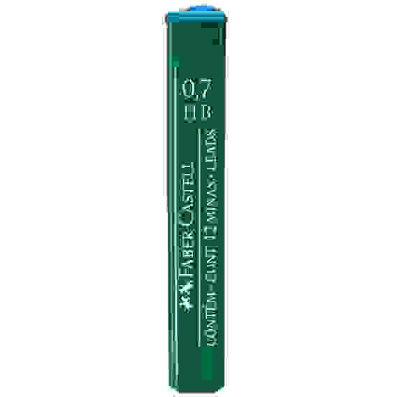 Грифели Faber-Castell \"Polymer\" для механических карандашей, 12шт., 0,7мм, HB