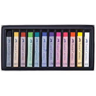 Пастель Faber-Castell \"Soft pastels\" в наборе из 12 цветов, в картонной упаковке