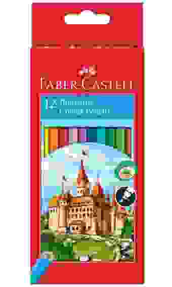Карандаши Faber-Castell цветные, набор из 12 цветов, в карт.упаковке.