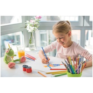 Карандаши Faber-Castell \"Grip\" цветные, трехгранные, набор из 24 цветов, в картонной упаковке