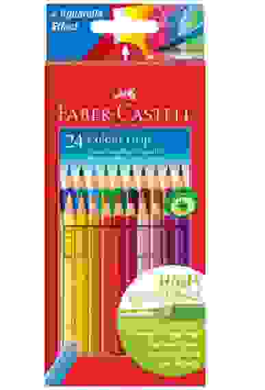 Карандаши Faber-Castell \"Grip\" цветные, трехгранные, набор из 24 цветов, в картонной упаковке