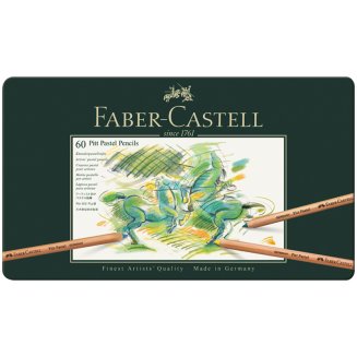 Карандаши Faber-Castell \"Pitt Pastel\" пастельные в наборе из 60 цветов в металлической коробке
