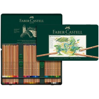 Карандаши Faber-Castell \"Pitt Pastel\" пастельные в наборе из 60 цветов в металлической коробке