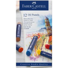 Пастель масляная Faber-Castell \"Oil Pastels\", 12 цветов, картон. упак.