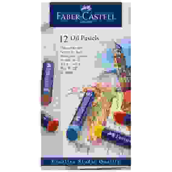Пастель масляная Faber-Castell \"Oil Pastels\", 12 цветов, картон. упак.