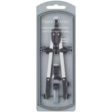 Готовальня Faber-Castell, пластиковый футляр, 3 предмета