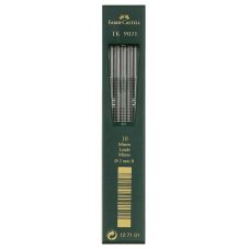 Грифели Faber-Castell \"TK 9071\" для цанговых карандашей, 10шт., 2,0мм, B