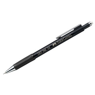 Карандаш Faber-Castell \"Grip 1345\" механический, 0,5 мм, B,грип,с ластиком, автоподача гриф., черный