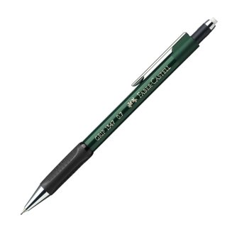 Карандаш Faber-Castell \"Grip 1347\" механический, 0,7 мм, B,грип,с ластиком,автоподача гриф., зеленый