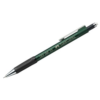 Карандаш Faber-Castell \"Grip 1347\" механический, 0,7 мм, B,грип,с ластиком,автоподача гриф., зеленый