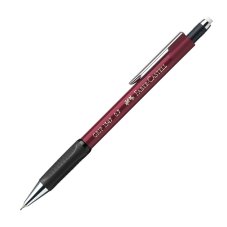 Карандаш Faber-Castell \"Grip 1347\" механический, 0,7 мм, B,грип,с ластиком,автоподача гриф., красный