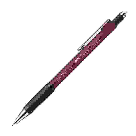 Карандаш Faber-Castell \"Grip 1347\" механический, 0,7 мм, B,грип,с ластиком,автоподача гриф., красный