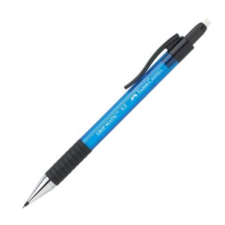 Карандаш Faber-Castell \"Grip Matic 1375\" механический, 0,5мм, автомат.выдв.гриф., с ластиком,голубой