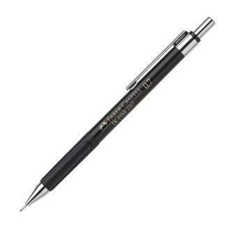 Карандаш механический Faber-Castell \"TK-Fine 2317\", HB, 0,7мм, с ластиком, черный корпус