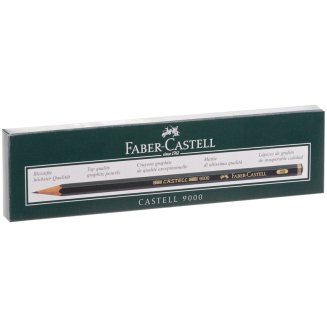 Карандаш Faber-Castell \"Castell 9000\" чернографитный, твердость HB, заточенный