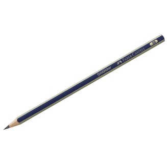 Карандаш Faber-Castell \"Goldfaber 1221\" чернографитный, шестигранный, твердость 2B, заточенный